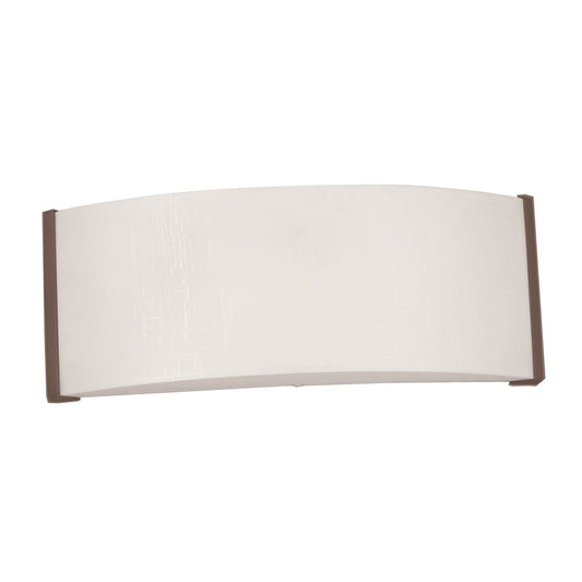 AFX Lighting Algiers LED Sconce Oakley Bronze/Linen Acrylic - ALS160614LAJUDKB