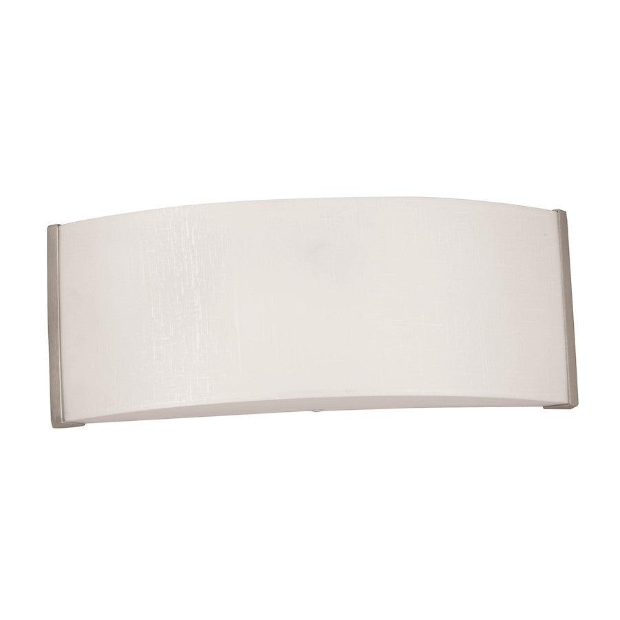 AFX Lighting Algiers LED Sconce Satin Nickel/Linen Acrylic - ALS160614LAJUDSN