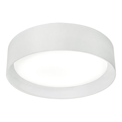 AFX Lighting Ally 1 Light 16'' LED Flush Mount, White/White - ALYF16LAJD1WH