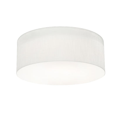 AFX Lighting Anton 2 Light 12" Flush Mount, Linen White - ANF1214MB-LW