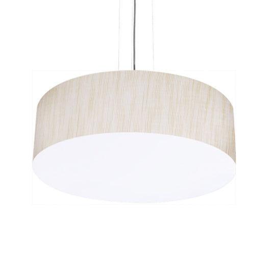 AFX Lighting Anton 12" LED Pendant, Satin Nickel/Jute - ANP1214LAJUDSN-JT