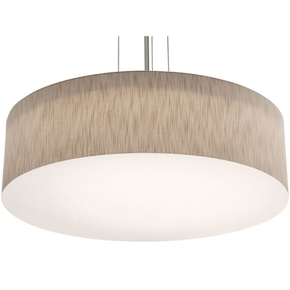 AFX Lighting Anton 1 Lt 30" LED Pendant, Nickel/Jute White - ANP3044L5AJUDSN-JT