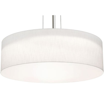 AFX Lighting Anton 1 Lt 30" LED Pendant, Nickel/White - ANP3044L5AJUDSN-LW