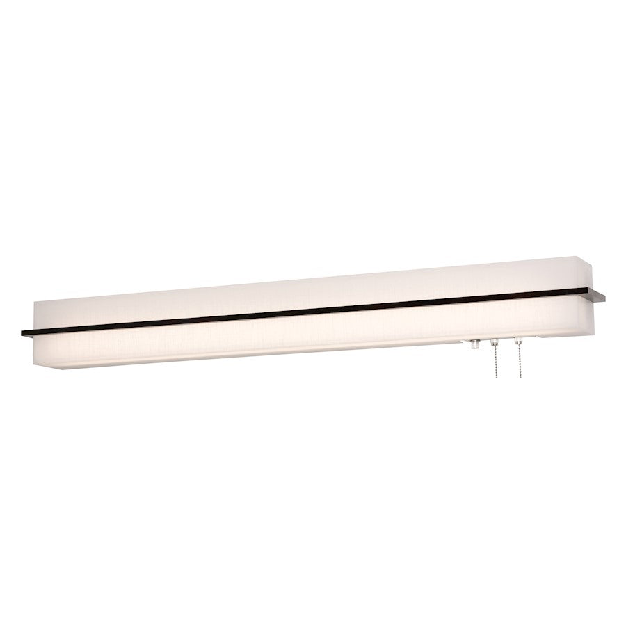 AFX Lighting Apex 2 Light 38" LED Wall Light, Espresso/White - APB3940L30ENES-LW