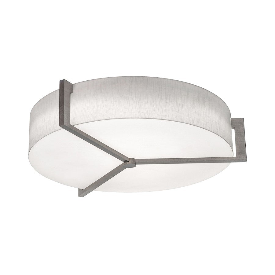 AFX Lighting Apex 3 Lt 27'' Medium Base Flush Mount, Grey/White - APF2432MBWG-LW