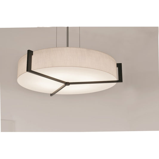 AFX Lighting Apex 14" LED Pendant, Espresso/Jute - APP1214LAJUDES-JT