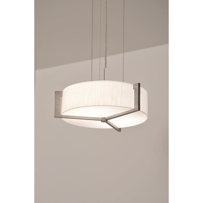 AFX Lighting Apex 21" LED Pendant, Weathered Grey/Jute - APP1932LAJUDWG-JT