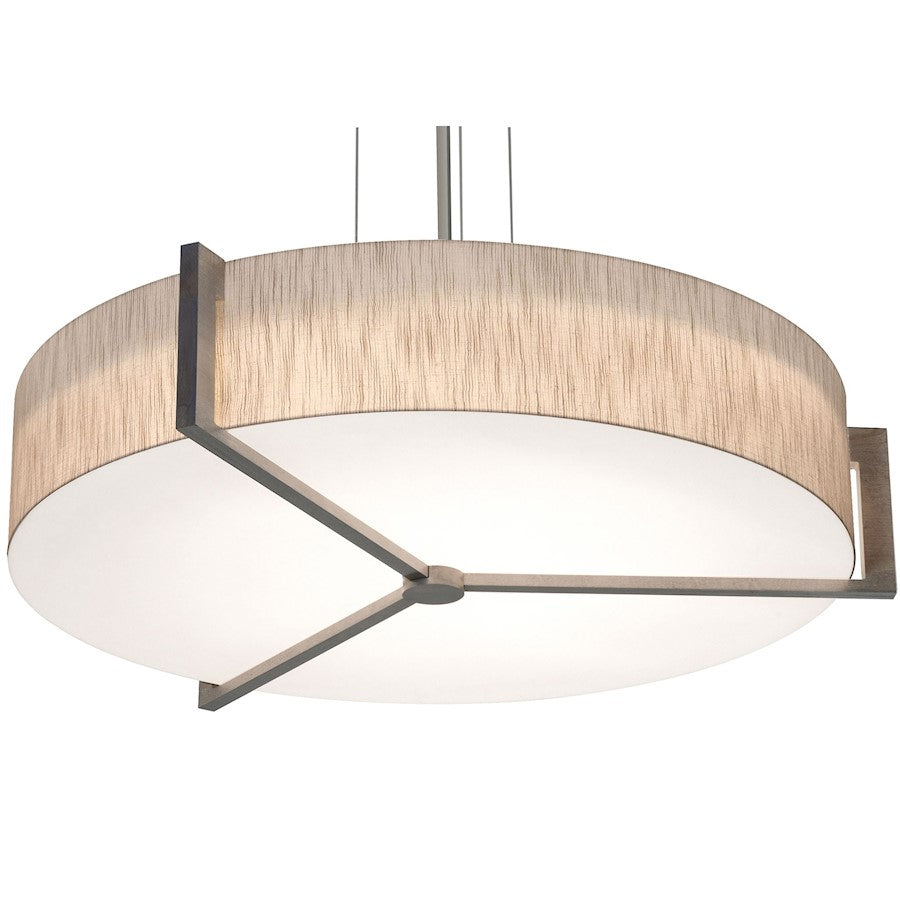 AFX Lighting Apex 1 Lt 33" LED Pendant, NK/Grey/Jute White - APP3044L5AJUDWG-JT