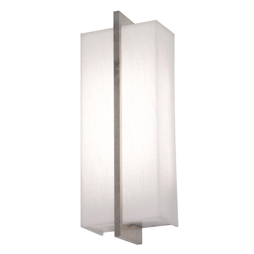 AFX Lighting Apex LED Wall Sconce, Weathered Grey/Linen WH - APS051314LAJUDWG-LW