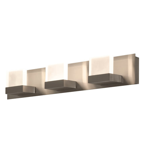 AFX Lighting Arlo LED 3-Light Vanity 120v, Satin Nickel - ARLV250418L35D1SN