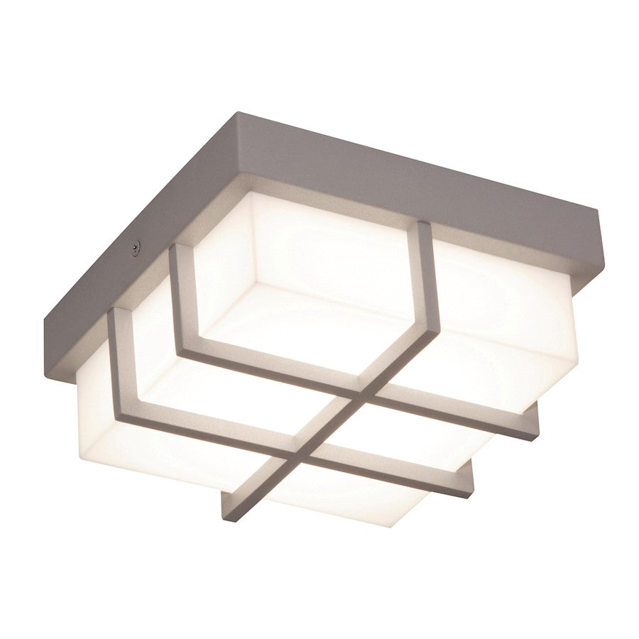 AFX Lighting Avenue 1 Light 8" LED Outdoor Flush Mount, Grey - AUF0816LAJD2TG