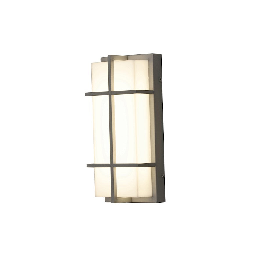 AFX Lighting Avenue LED 12" Outdoor Sconce, Textured Grey - AUW6122500L30MVTG