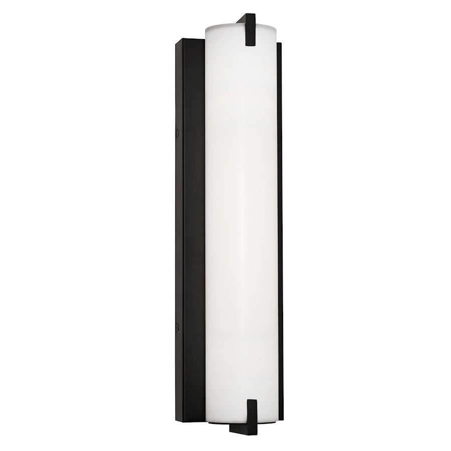 AFX Lighting Axel 1 Light 16" Wall Sconce, Black/White - AXLS0416LAJUDBK