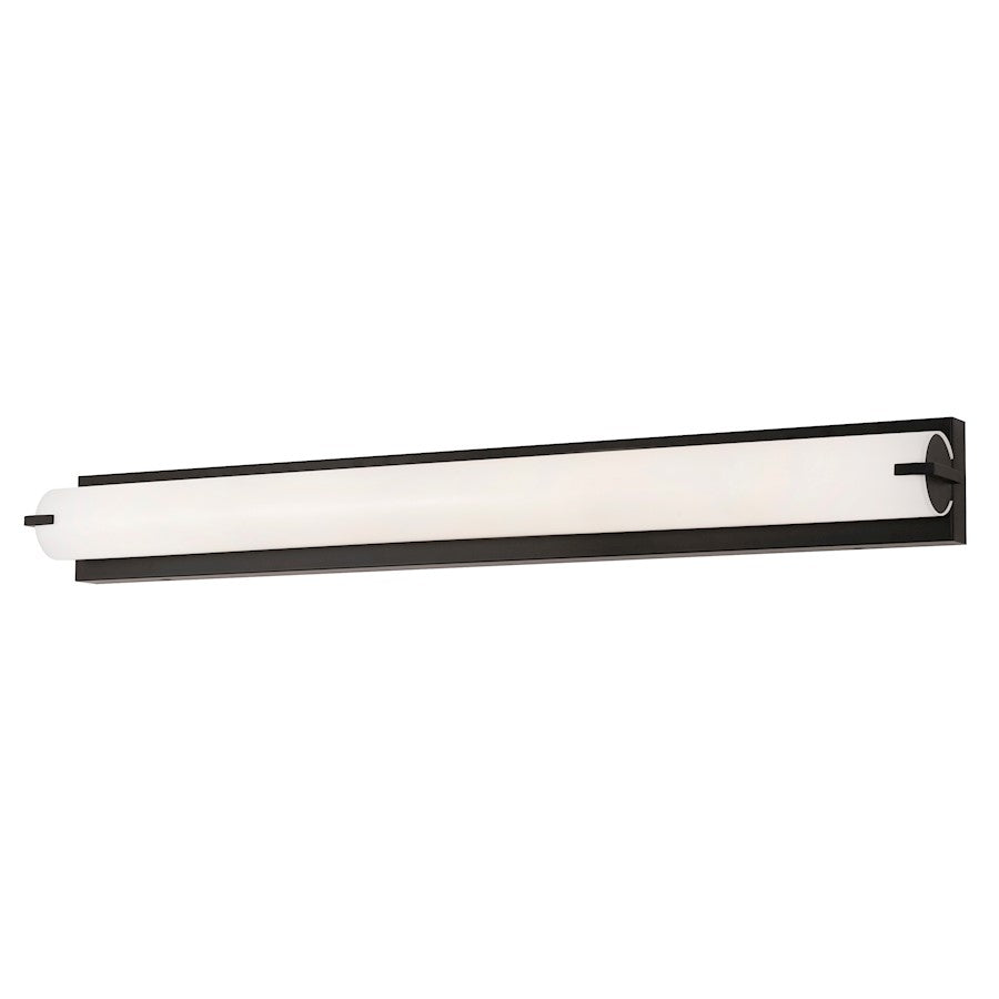 AFX Lighting Axel 1 Light 36" LED Wall Sconce, Black/White - AXLV3604LAJUDBK