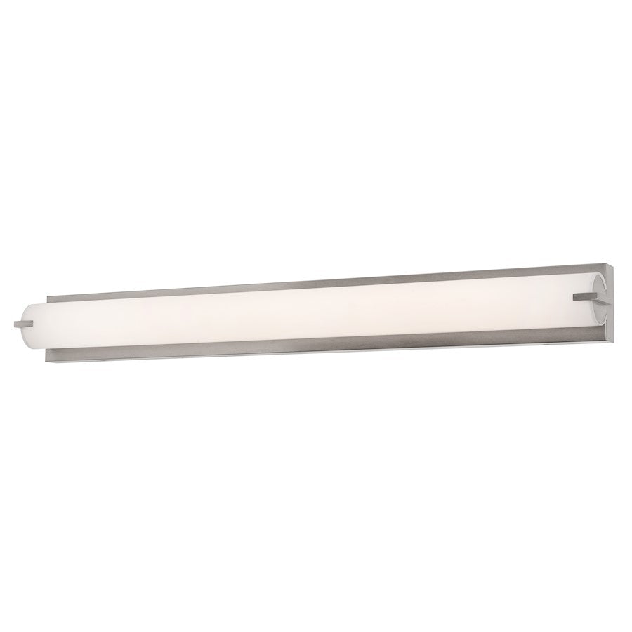 AFX Lighting Axel 1 Light 36" LED Wall Sconce, Nickel/White - AXLV3604LAJUDSN