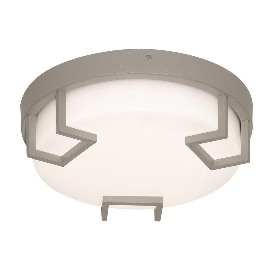 AFX Lighting Beaumont LED 12" Flush Mount, Textured Grey/White - BMF1228LAJD2TG