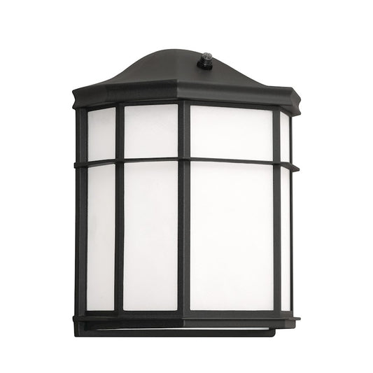 AFX Lighting Bristol 10" LED Outdoor Sconce, BK/Frost - BSSW0810700L50BKPC-50