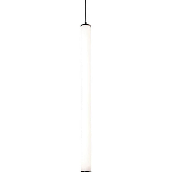 AFX Lighting Caden 1 Light 48" LED Pendant, 35W, Black/White - CADP48L30UDBK