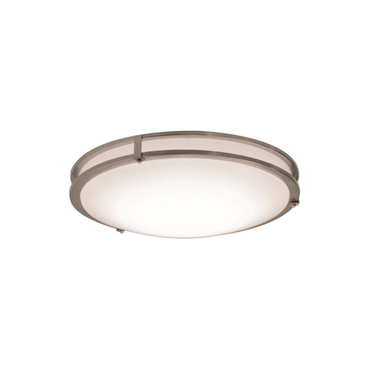 AFX Lighting Carlisle 1 Light LED Flush, 1200LM/120-277V, NK - CAF141200L30MV