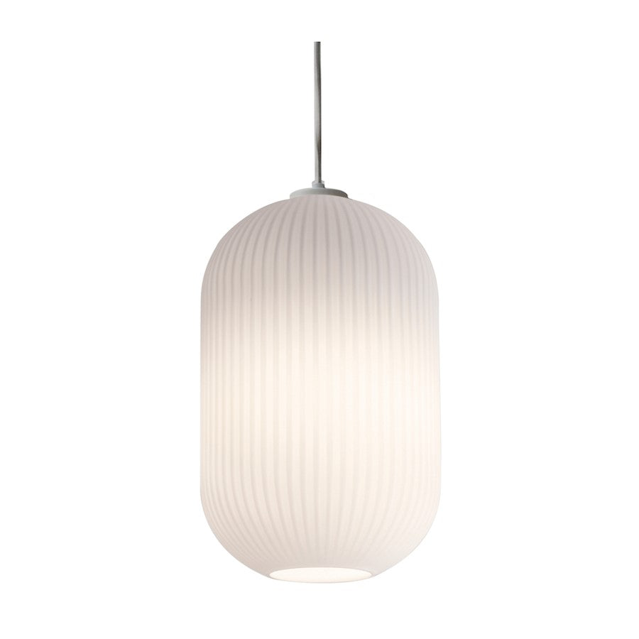 1 Light Pendant, White