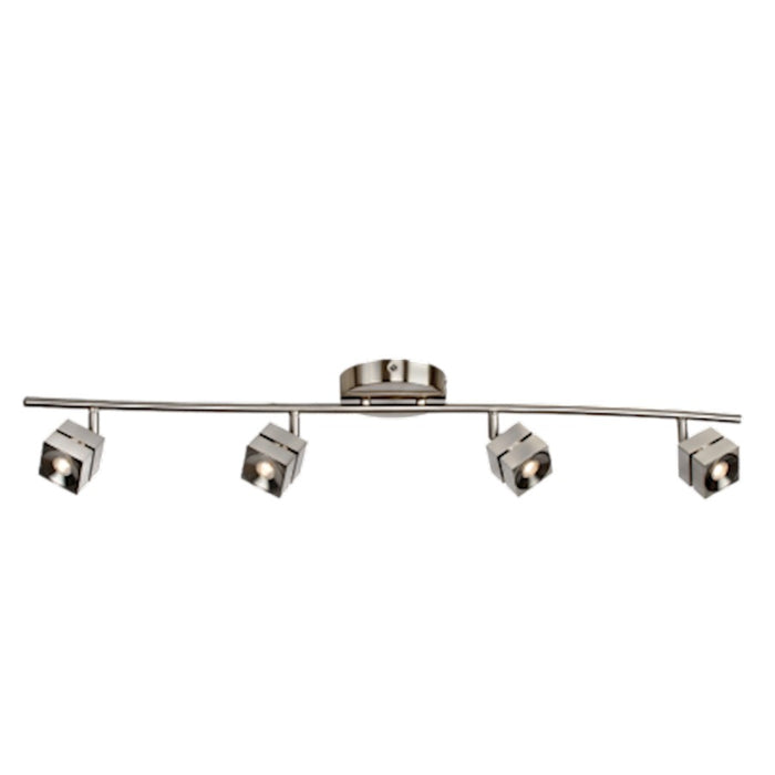 AFX Lighting Cantrell LED Fixed Rail Light, Satin Nickel - CARF4450L30SN