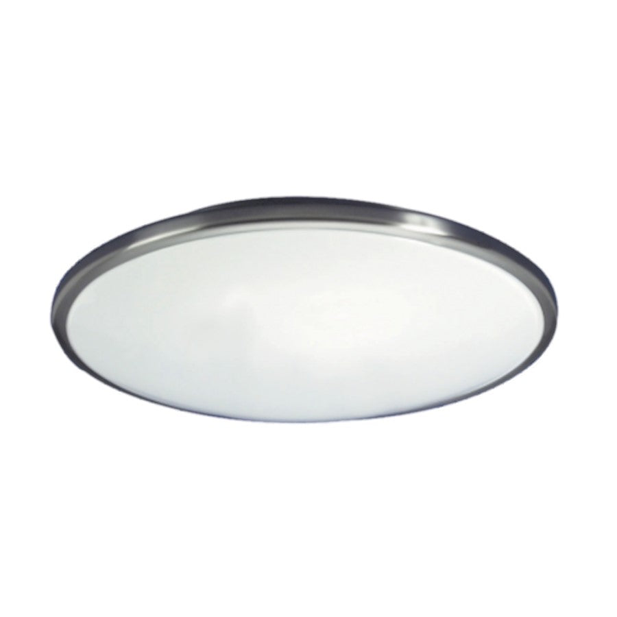 AFX Lighting Capri LED 11" Flush Mount, Brushed Nickel - CFF111600LAJD1BN