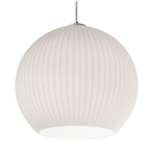 AFX Lighting Cleo Pendant, White - CLEP13WH