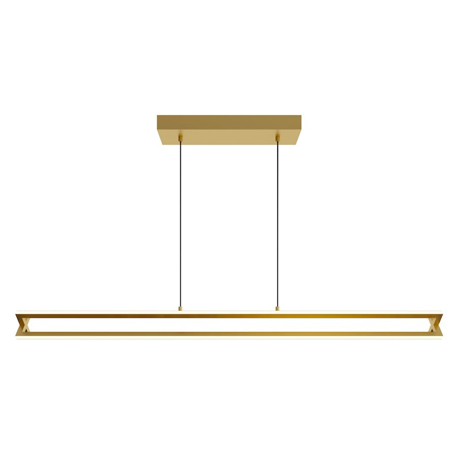 AFX Lighting Cass Linear Pendant, LED 38W/4000LM/120V, Gold - CSSP0448L30D1GD