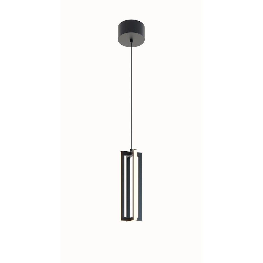 AFX Lighting Cass Pendant, LED 15W/1800LM/120V, Black - CSSP12L30D1BK