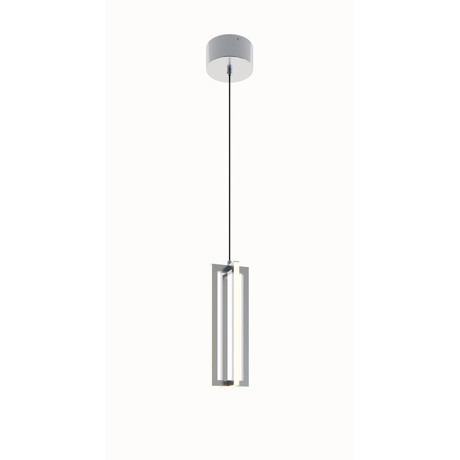 AFX Lighting Cass Pendant, LED 15W/1800LM/120V, Satin Nickel - CSSP12L30D1SN