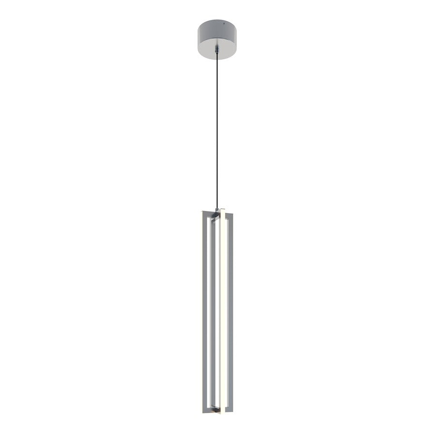 AFX Lighting Cass Pendant, LED 25W/2400LM/120V, Satin Nickel - CSSP24L30D1SN