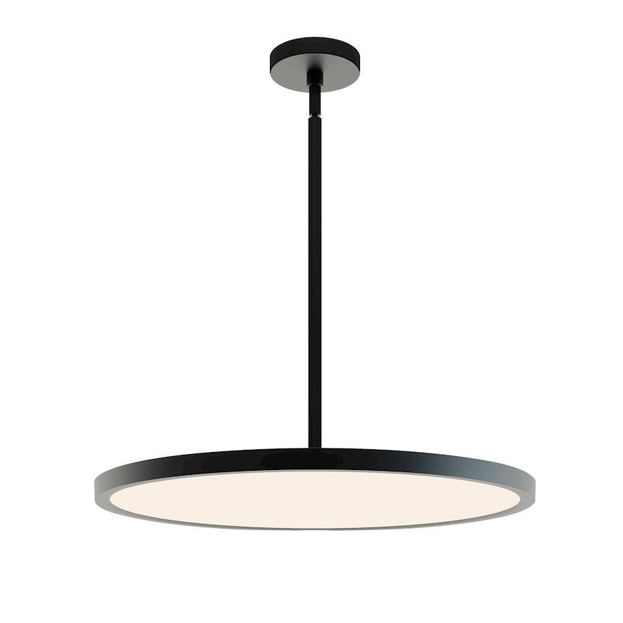 AFX Lighting Edge Round Pendant, 48W/3600lm/120V, Black - EGRP24LAJD1BK