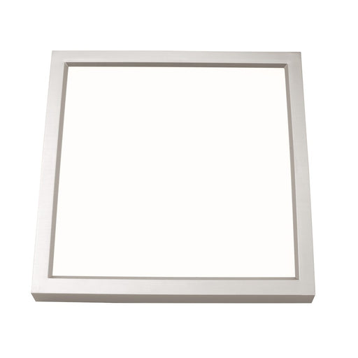 AFX Lighting Edge 4" Square Ceiling Light Fixture, Nickel - EGSF0407L30D1SN