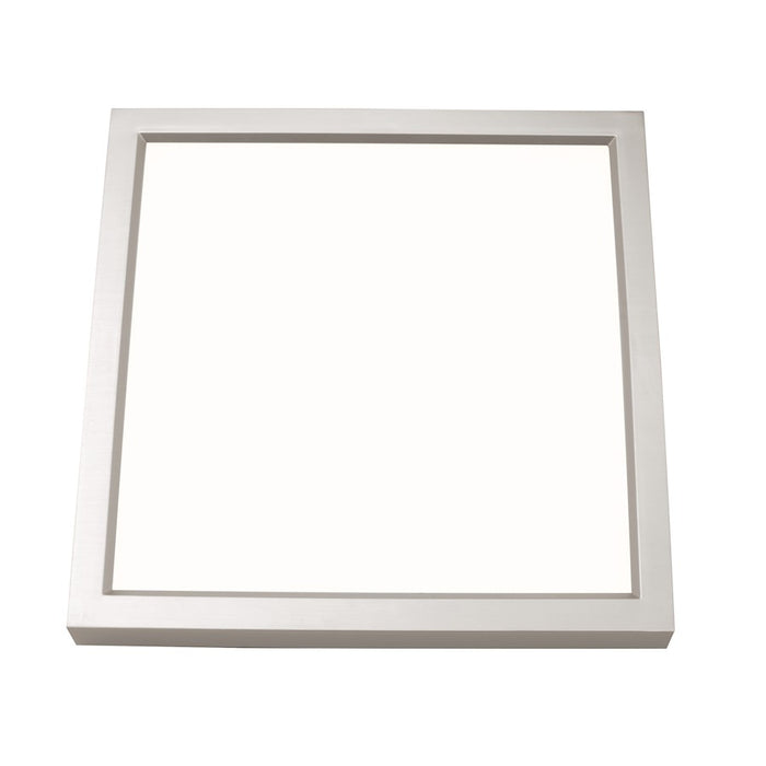 AFX Lighting Edge 6" Square Ceiling Light Fixture, Nickel - EGSF0611L30D1SN