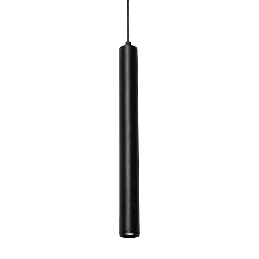 AFX Lighting Eli 1 Light Pendant, Black/Black - ELIP01L30UDBK