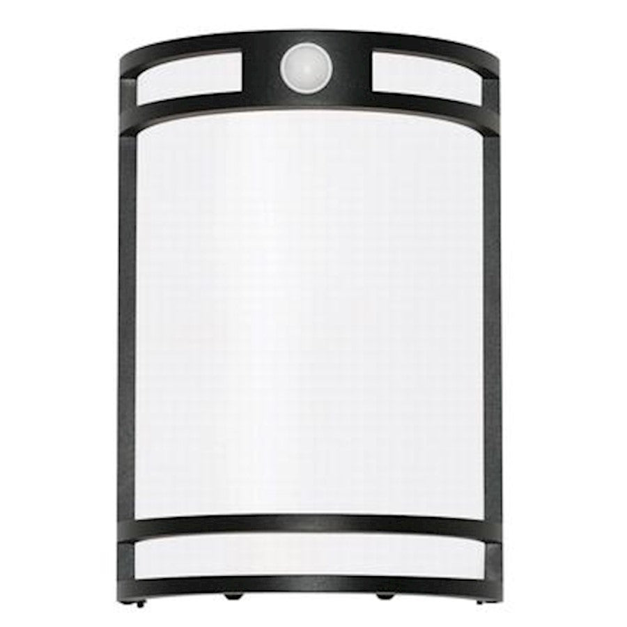 AFX Lighting Elston Outdoor Wall Sconce, LED 12W/1050LM, BK/WH - ELTW0710LAJD1BK