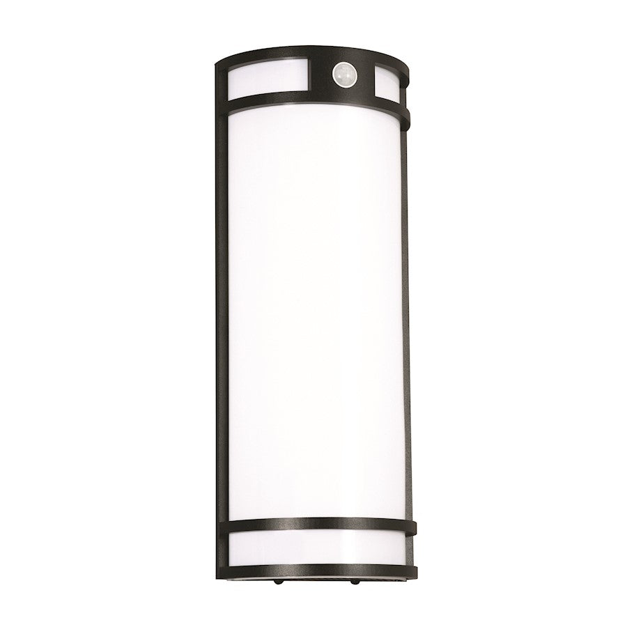 AFX Lighting Elston Outdoor Wall Sconce, LED 20W/1900LM, BK/WH - ELTW0718LAJD1BK