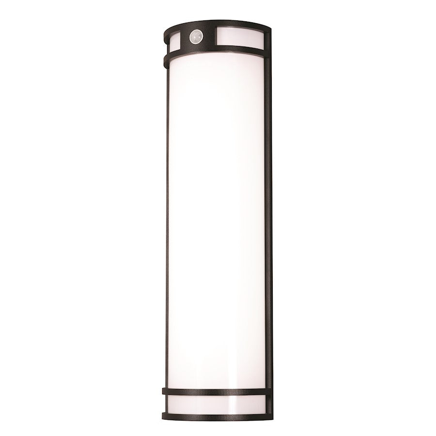 AFX Lighting Elston Outdoor Wall Sconce, LED 25W/2250LM, BK/WH - ELTW0724LAJD1BK