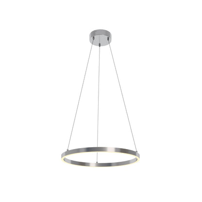 AFX Lighting Glo 2 Light 24" LED Pendant, Satin Nickel/3000K - GLOP24L30D1SN