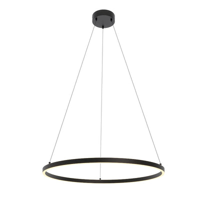 AFX Lighting Glo 2 Light 36" LED Pendant, Black/3000K - GLOP36L30D1BK