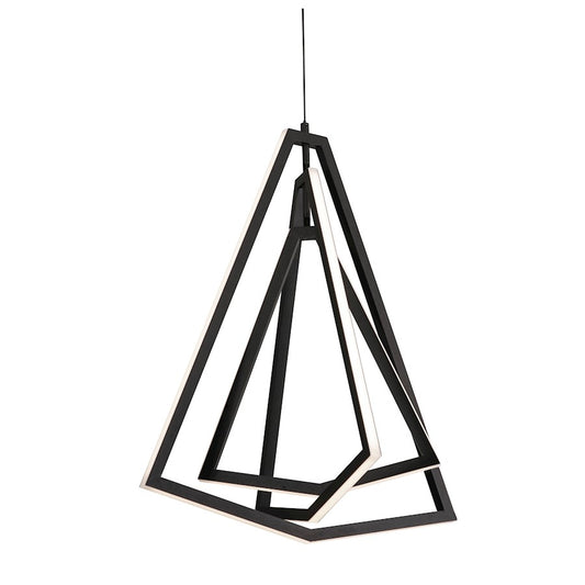 AFX Lighting Gianna Pendant, LED 36W/1500LM/120V, Black - GNAP27L30D1BK