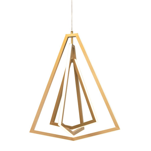 AFX Lighting Gianna 27" LED Pendant, Gold/Frosted - GNAP27L30D1GD
