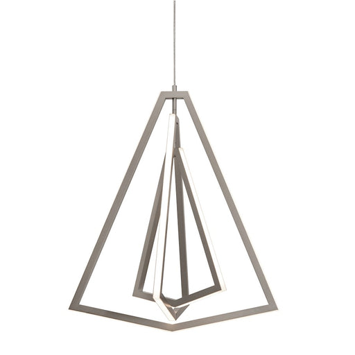 AFX Lighting Gianna 27" LED Pendant, Satin Nickel/Frosted - GNAP27L30D1SN