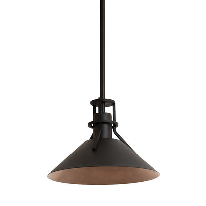 AFX Lighting Gus 10'' Outdoor LED Pendant, 12W/120V, Black - GUSP10LAJD1BK