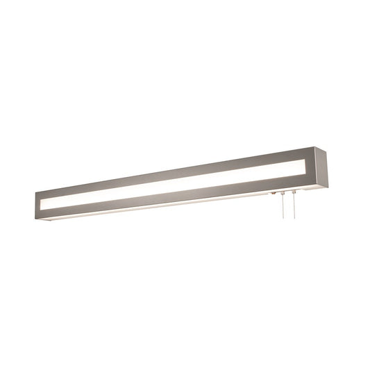 AFX Lighting Hayes 37" Overbed Light Fixture, Satin Nickel - HAYB3740L30ENSN