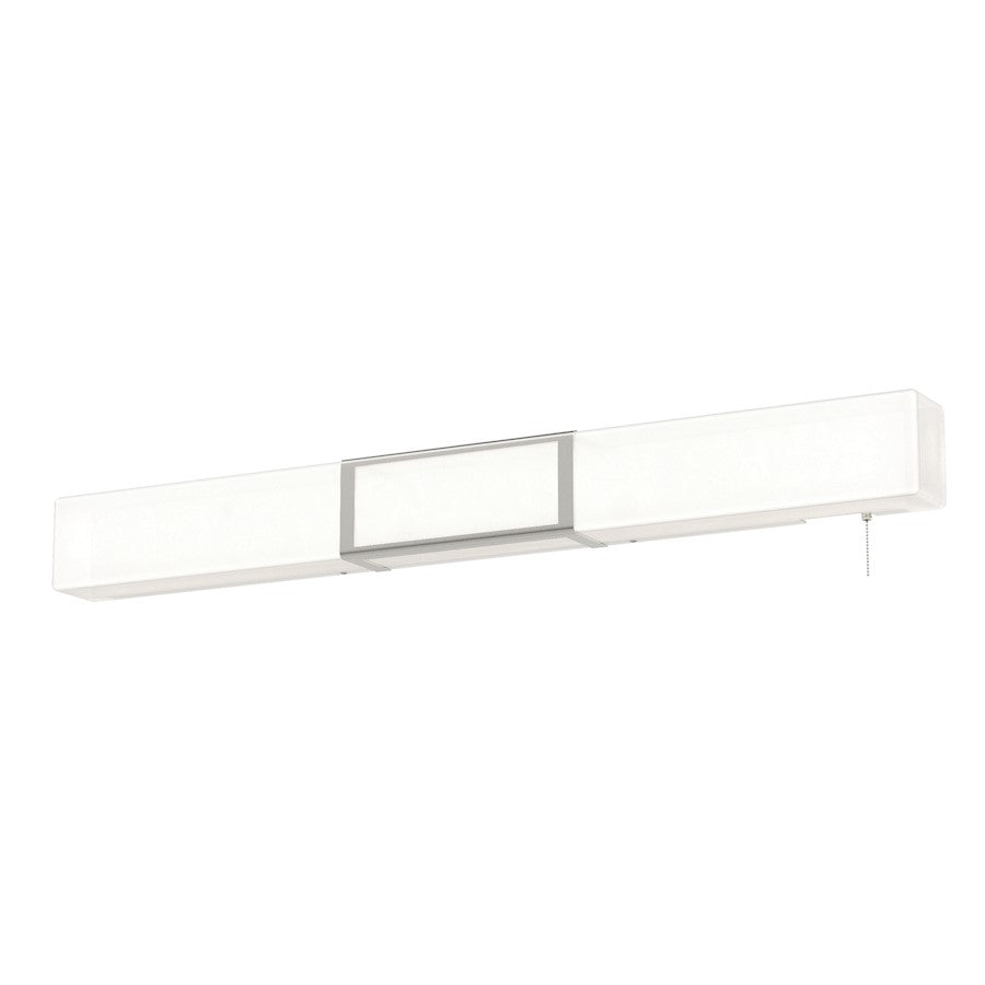 AFX Lighting Holly 2 Light 48'' LED Wall Light, Nickel/White - HLYB48L30ENSN