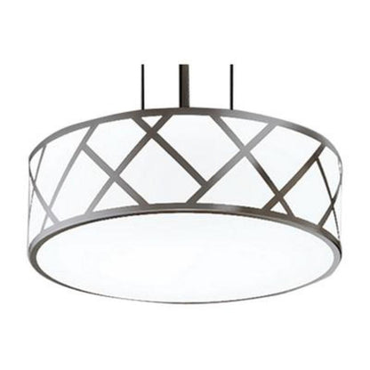 LED Pendant, 120-277V, Nickel/White