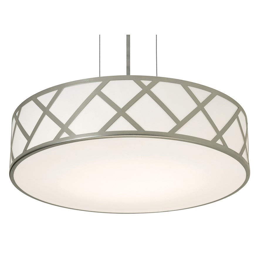 AFX Lighting Haven 3 Light 21" Pendant, Satin Nickel/Satin Nickel - HVNP21MBSN