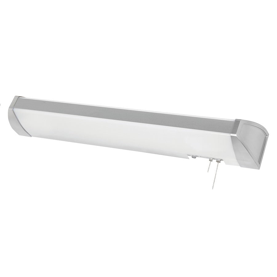 AFX Lighting Ideal 40" Fluorescent Overbed Wall Light, Nickel/White - IDB325E8BN