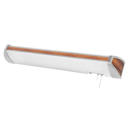 AFX Lighting Ideal 2 Light 40" LED Wall Light, Mahogany/White - IDB394000L30ENMH